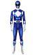 MMPR Blue Ranger Suit Costume Cosplay Jumpsuit