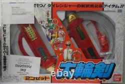 MMPR Gosei Sentai Dairanger Dairinkens Big Wheel Blades Wind & Fire Japan