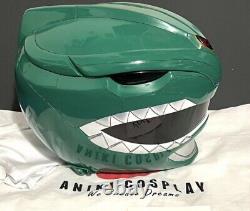 MMPR Green Ranger Helmet Aniki Cosplay