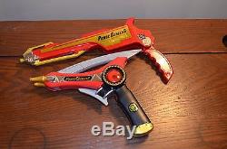 MMPR Power Rangers Dino Thunder Blaster Sword and Holster Lot Red Cosplay Works