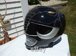 MMPR Power Rangers Helmet Cosplay Costume Wearable Prop Black Ranger