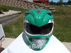 MMPR Power Rangers Helmet by Wildranger5 Matt Wilson Cosplay Prop Green Ranger