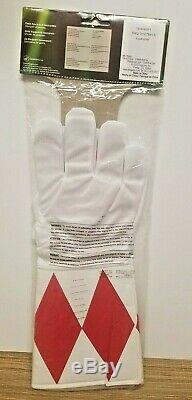 MMPR Red Ranger Gloves Costume Cosplay Accessories Mighty Morphin Power Rangers