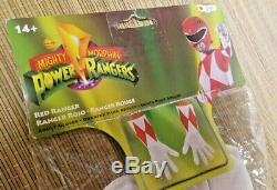 MMPR Red Ranger Gloves Costume Cosplay Accessories Mighty Morphin Power Rangers