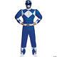 Men's Blue Ranger Classic Muscle Costume Mighty Morphin