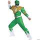 Men's Green Ranger Classic Muscle Costume Mighty Morphin