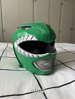 Might Morphin Power Rangers Cosplay Green Ranger Helmet Ready to Ship