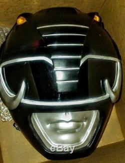 Mighty Morphin Black Power Rangers Helmet Megazord Wearable Costumes Cosplay