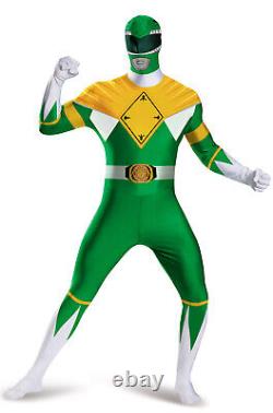 Mighty Morphin Green Power Ranger Bodysuit Tween/Adult Costume