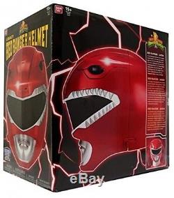 Mighty Morphin Legacy Ranger Helmet Red Cosplay Replica Pretend Play Power new