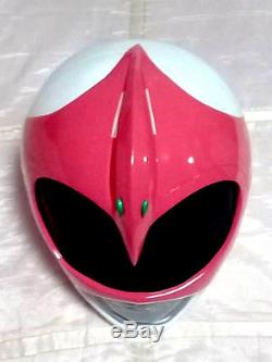 Mighty Morphin Pink Power Ranger Stunt Helmet Wearable Zyuranger TV Show Cosplay