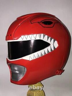 Mighty Morphin Power Ranger 3D Printed Cosplay Helmet fits up to 24 head