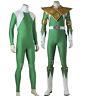 Mighty Morphin Power Ranger Burai Cosplay Costume ZYURANGER Green Dragon Ranger