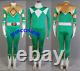 Mighty Morphin Power Ranger Burai Zyurange Green Cosplay Costume