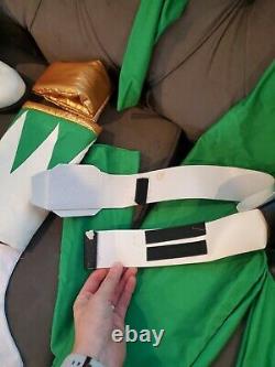 Mighty Morphin Power Ranger Green Tommy Cosplay Costume Set sentai no helmet