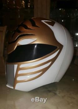 Mighty Morphin Power Ranger white ranger Helmet PR01 cosplay