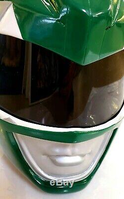 Mighty Morphin Power RangersGreen Ranger Helmet 11 Full Size Cosplay