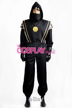 Mighty Morphin Power RangersThe Movie - Black Ninjetti Cosplay Costume
