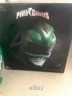 Mighty Morphin Power Rangers Adult Green Helmet. Professional. Costume. Cosplay