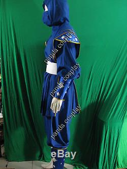 Mighty Morphin Power Rangers Blue Ninjetti Ninja Ranger Cosplay Costume