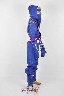 Mighty Morphin Power Rangers Blue Ninjetti Ranger Cosplay Costume