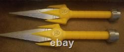 Mighty Morphin Power Rangers Custom Cosplay Yellow Power Daggers Kit