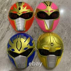 Mighty Morphin Power Rangers Dairanger Masks 4p Set Cosplay Japan Vintage