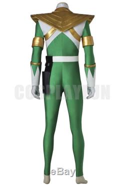 Mighty Morphin Power Rangers Green Dragon Ranger Cosplay Costume