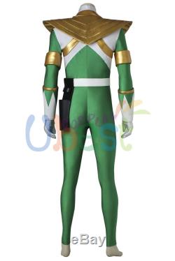 Mighty Morphin Power Rangers Green Dragon Ranger Cosplay Costume Handmade