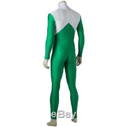Mighty Morphin Power Rangers Green Dragon Ranger Uniform Costume Cosplay Suit