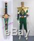 Mighty Morphin Power Rangers Green Ranger Cosplay Costume and swords combined