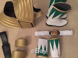 Mighty Morphin Power Rangers Green Ranger Cosplay (Helmet, Shield.)