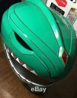 Mighty Morphin Power Rangers Green Ranger Helmet Aniki Cosplay