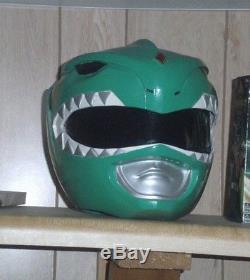 Mighty Morphin Power Rangers Green Ranger Helmet Prop Cosplay