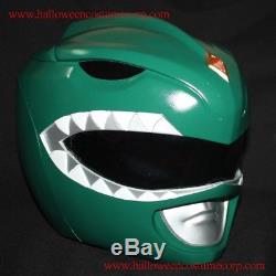 Mighty Morphin Power Rangers Green Ranger Helmet Prop Cosplay 11