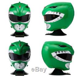 Mighty Morphin Power Rangers Green Ranger Helmet Role Play Cosplay 11 Full Size