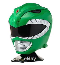 Mighty Morphin Power Rangers Green Ranger Helmet Role Play Cosplay 11 Full Size