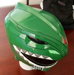 Mighty Morphin Power Rangers Green Ranger Helmet Wearable Prop Cosplay
