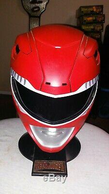 Mighty Morphin Power Rangers Legacy Red Ranger Helmet 11 Full Scale Cosplay
