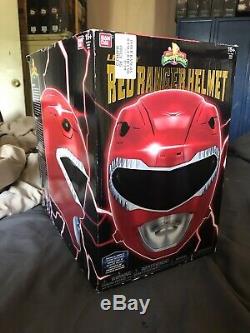 Mighty Morphin Power Rangers Legacy Red Ranger Helmet Full Scale Cosplay 11