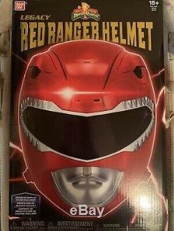 Mighty Morphin Power Rangers Legacy Red Ranger Helmet Full Scale Cosplay 11 New