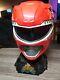 Mighty Morphin Power Rangers Lightning Collection Red Helmet with Stand Hasbro
