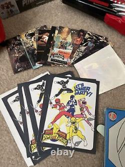 Mighty Morphin Power Rangers Lot Bank Stickers Zords Cosplay Night Light Hasbro