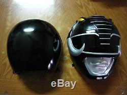 Mighty Morphin Power Rangers MMPR Black Wearable Helmet Halloween Cosplay 11