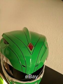 Mighty Morphin Power Rangers MMPR Tommy Green Ranger Cosplay Helmet 11