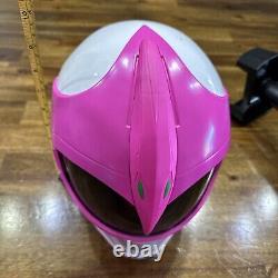 Mighty Morphin Power Rangers Pink Helmet Adult Cosplay Lightning Collection