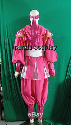 Mighty Morphin Power Rangers Pink Ninjetti Ninja Ranger Cosplay Costume