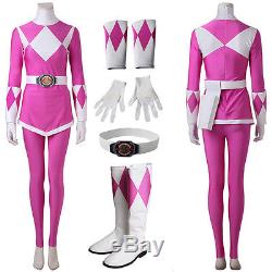 Mighty Morphin Power Rangers Pink Ranger Cosplay Costume Custom Made