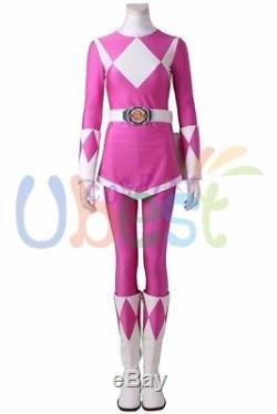 Mighty Morphin Power Rangers Pink Ranger Cosplay Costume Custom Made MMPR