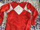 Mighty Morphin Power Rangers Red Costume Suit Cosplay Zyuranger USED